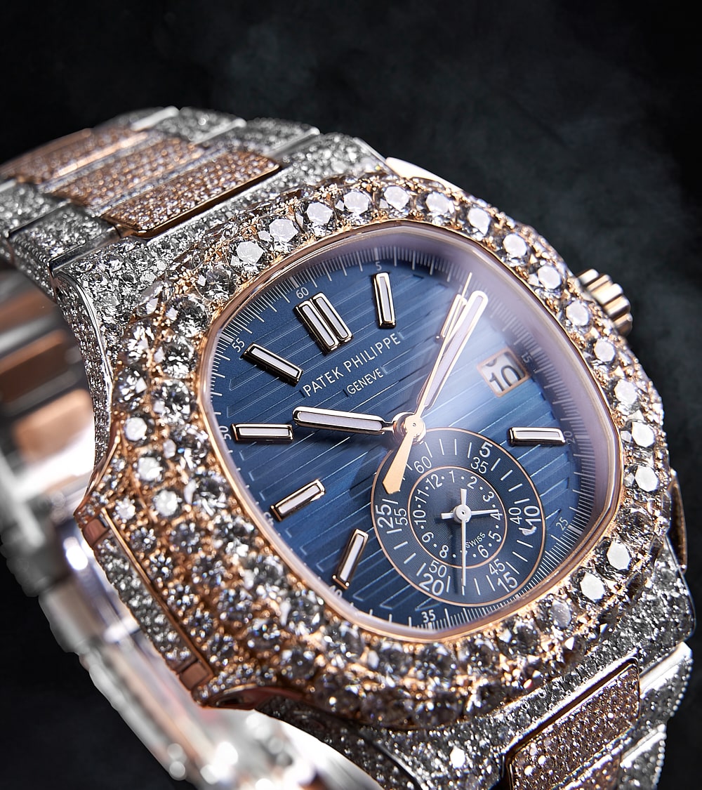 Patek Philippe Nautilus 40.5 mm - Stainless Steel & Rose Gold - Blue Dial