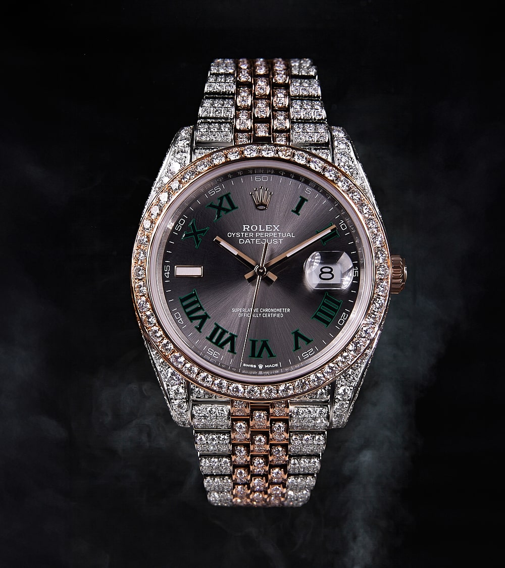 Rolex Datejust 41 Oystersteel Rose Gold Jubliee Wimbledon