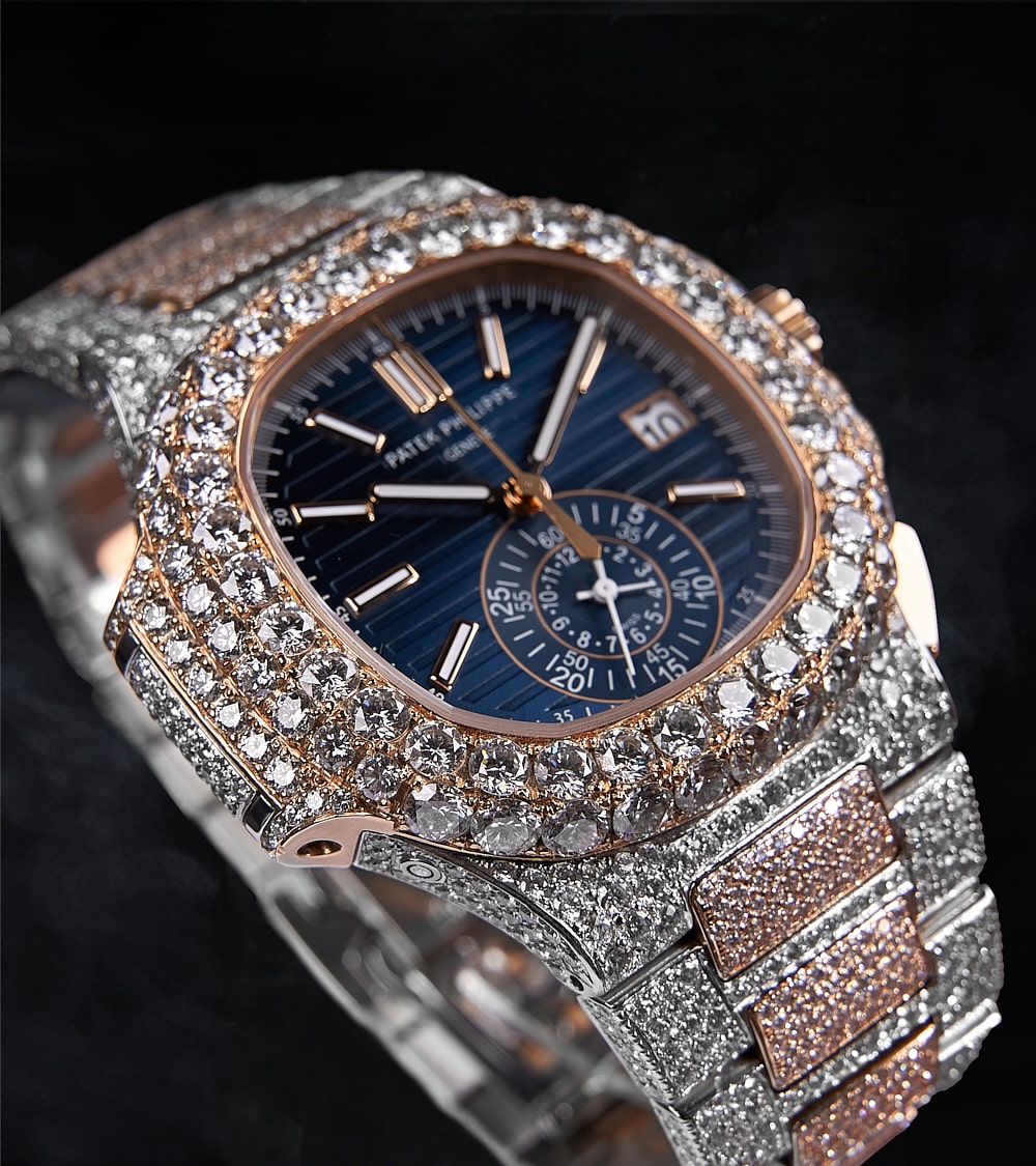 Patek Philippe Nautilus 40.5 mm - Stainless Steel & Rose Gold - Blue Dial