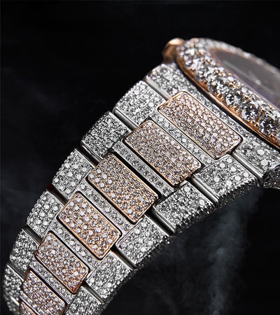 Patek Philippe Nautilus 40.5 mm - Stainless Steel & Rose Gold - Blue Dial