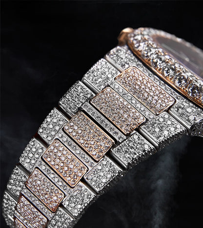 Patek Philippe Nautilus 40.5 mm - Stainless Steel & Rose Gold - Blue Dial