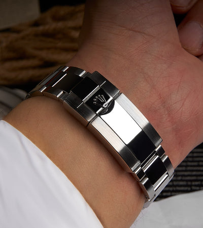 Rolex GMT-Master II 40 mm - Oystersteel - Diamantes personalizados "Batman" engastados con bisel de piedras preciosas azules y negras