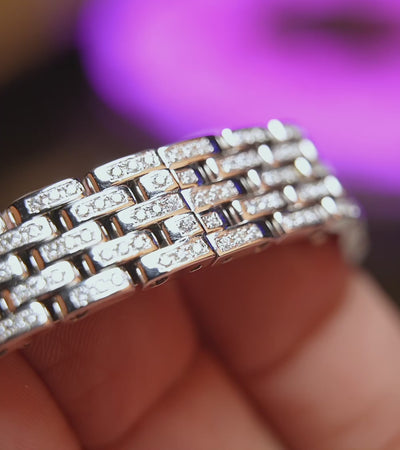 Cartier Panthère Small - Steel - Quartz Movement - Custom Diamond-Set