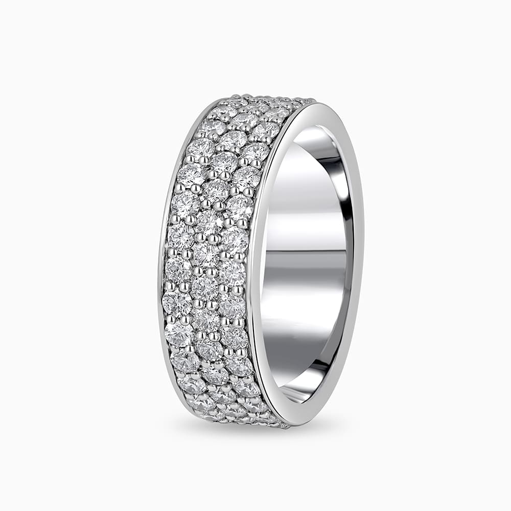 Tiffany Soleste® Half Eternity Ring in Yellow Gold with Diamonds | Tiffany  & Co.