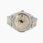 Rolex–Datejust41–Oystersteel-Everose-Gold–Jubilee–Custom-Diamond-Set–Covert-Dial-3