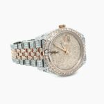 Rolex–Datejust41–Oystersteel-Everose-Gold–Jubilee–Custom-Diamond-Set–Covert-Dial-4