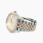 Rolex–Datejust41–Oystersteel-Everose-Gold–Jubilee–Custom-Diamond-Set–Covert-Dial-6