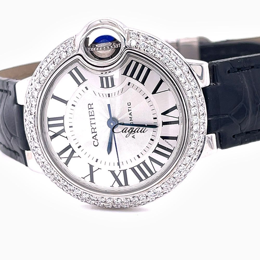 cartier-ballon-bleu-de-cartier-33-mm-automatic-movement-silvered-guilloche-dial-custom-diamond-set-2