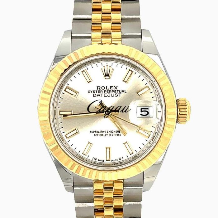 rolex-lady-datejust-28-mm-oystersteel-yellow-gold-jubilee-silver-index-dial-1