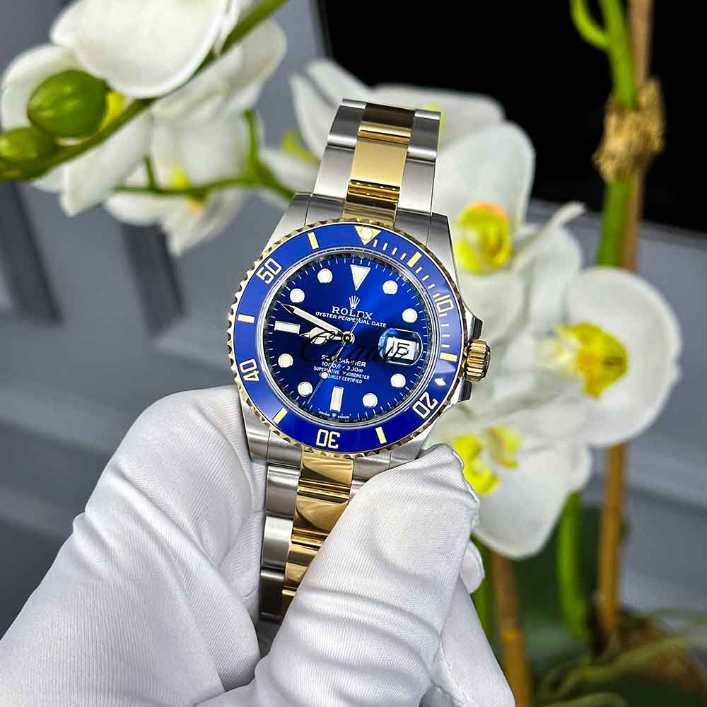 ROLEX Submariner BLUE 126613LB  Swiss Watch & Diamond Exchange, Inc.