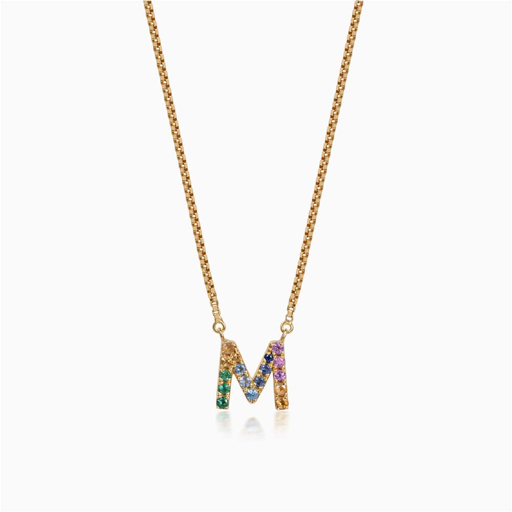 Letter L Initial Necklace 9 Carat White Gold | Australia – Silver Steel