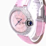 /cartier-ballon-bleu-de-cartier-33-mm-pink-guilloche-dial-automatic-movement-custom-diamond-set