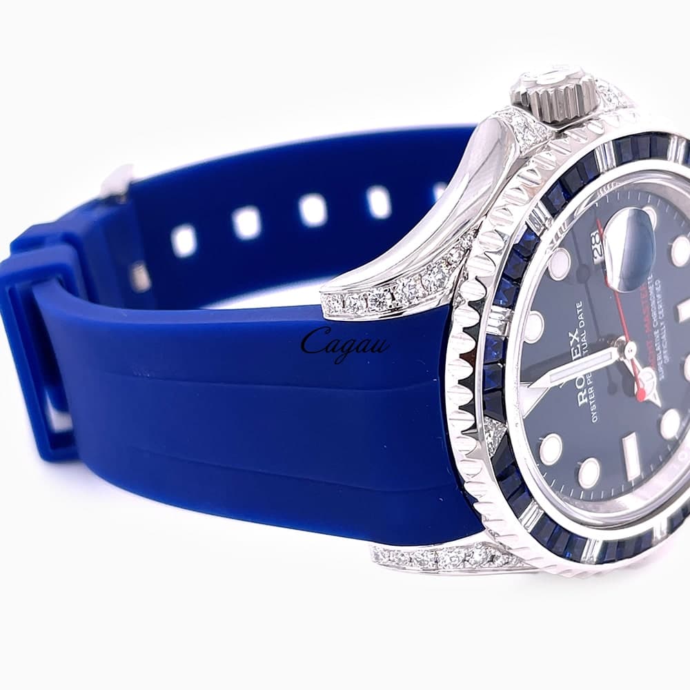 Rolex Yacht-Master 40 Two-Tone Platinum & Steel Watch - Blue