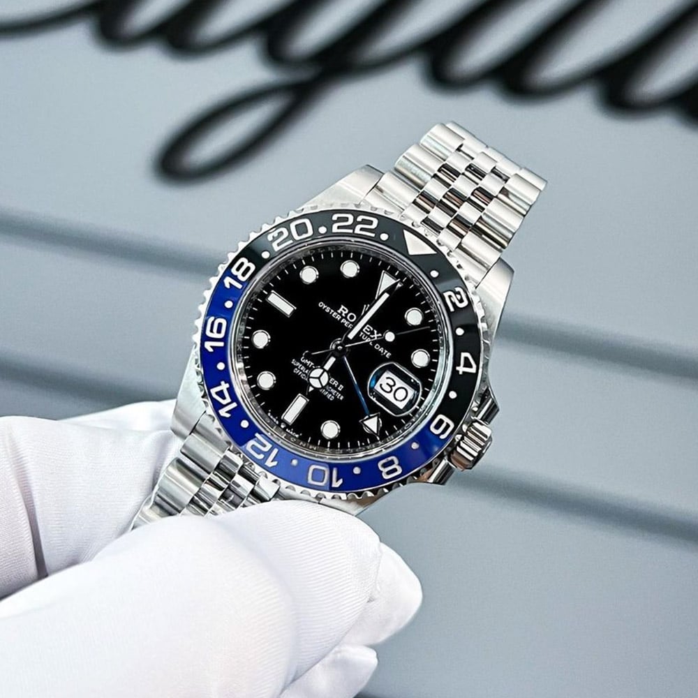 Rolex GMT-Master II “Batgirl” Jubilee wristwatch - 126710BLNR