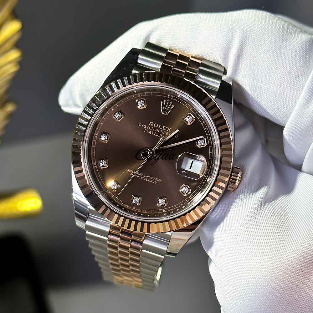 Cagau  Rolex Datejust 36 - Oystersteel & Gold - Slate Dial, Jubilee