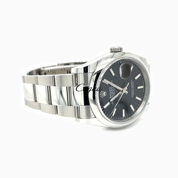 Rolex-Datejust-36-Oystersteel-Oyster-Black-Dial-Smooth-Bezel-3