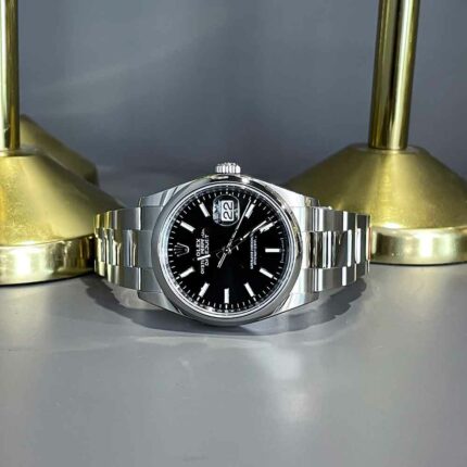Rolex-Datejust-36-Oystersteel-Oyster-Black-Dial-Smooth-Bezel-7