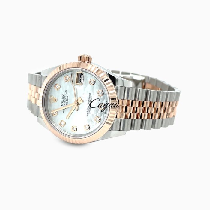 Rolex–Datejust41–Oystersteel-Everose-Gold–Jubilee–Sundust-Dial-6