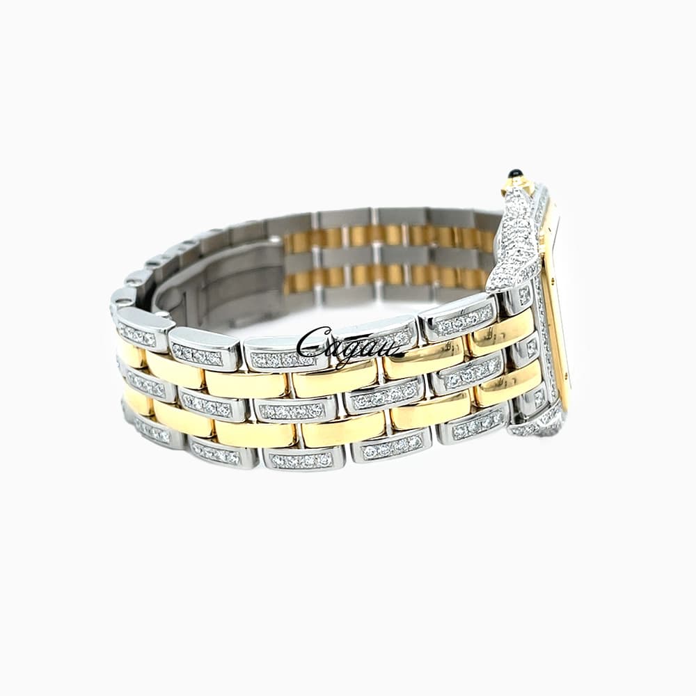 Cartier - Art Deco rock crystal and diamond bracelet of geometric design |  MasterArt