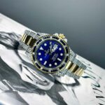 rolex-submariner-date-41-mm-oystersteel-yellow-gold-oyster-royal-blue-dial-custom-diamond-set-7-min